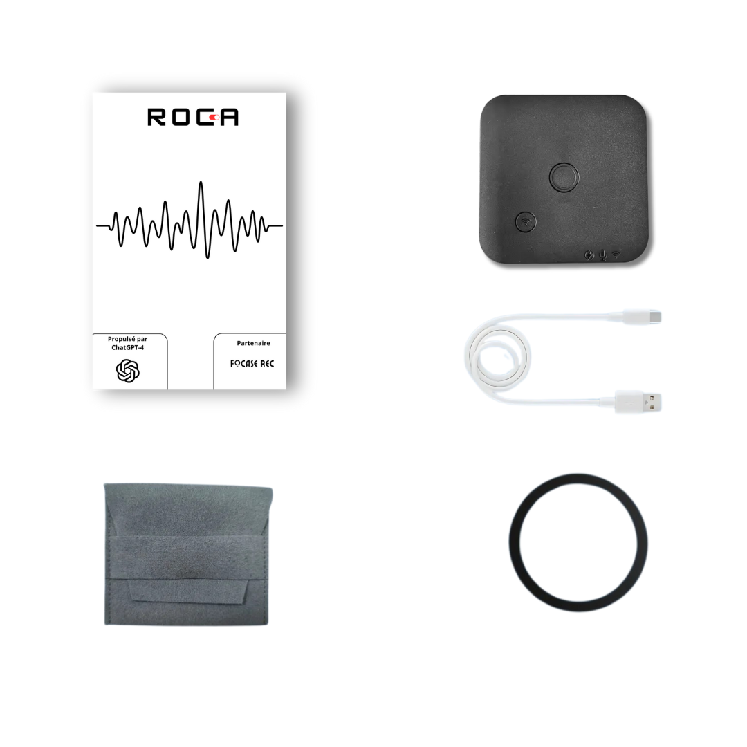 ROCA NOTE / Enregistreur vocal IA